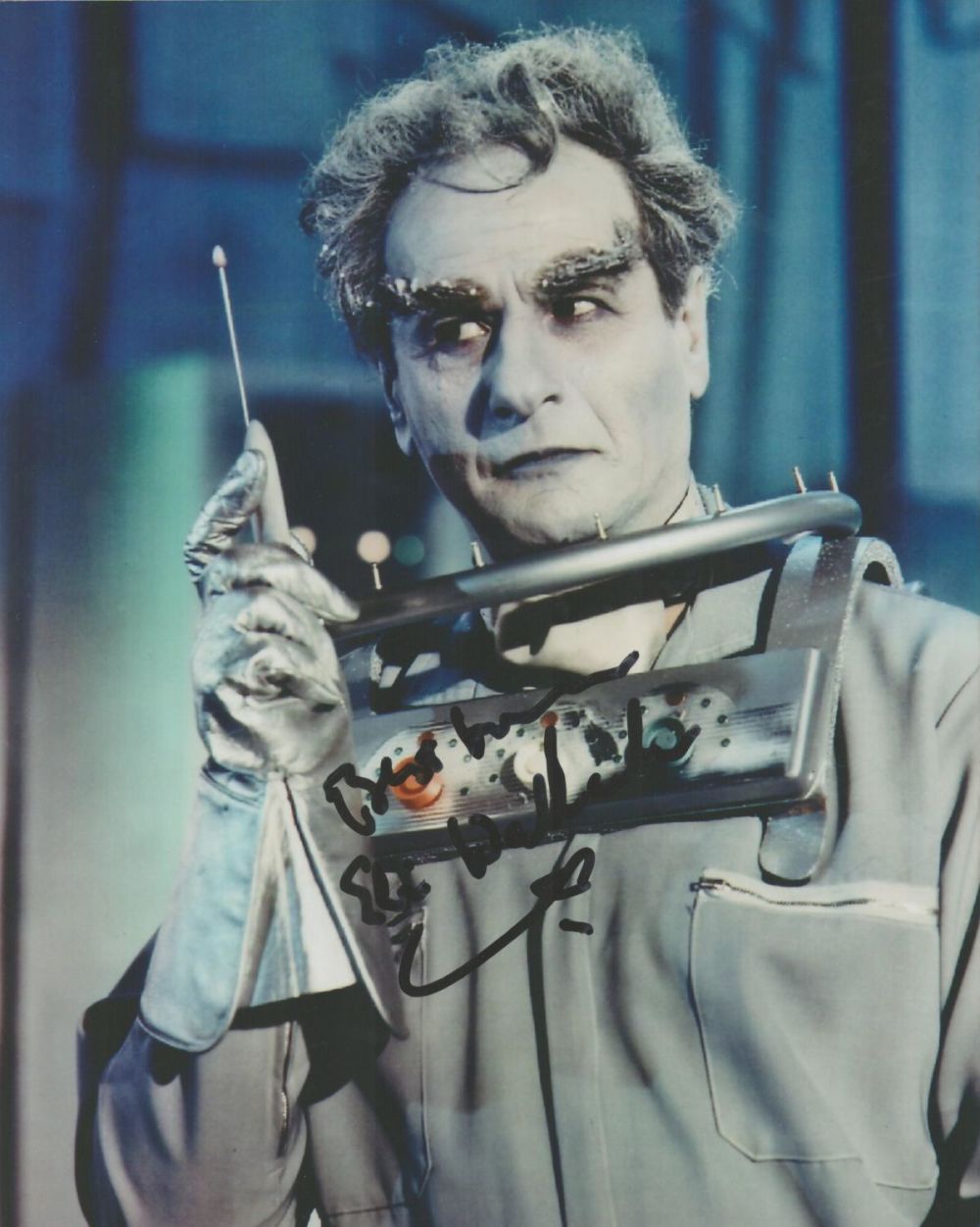 Lot 239: Eli Wallach signed 10x8 Mr Freeze Batman colour...