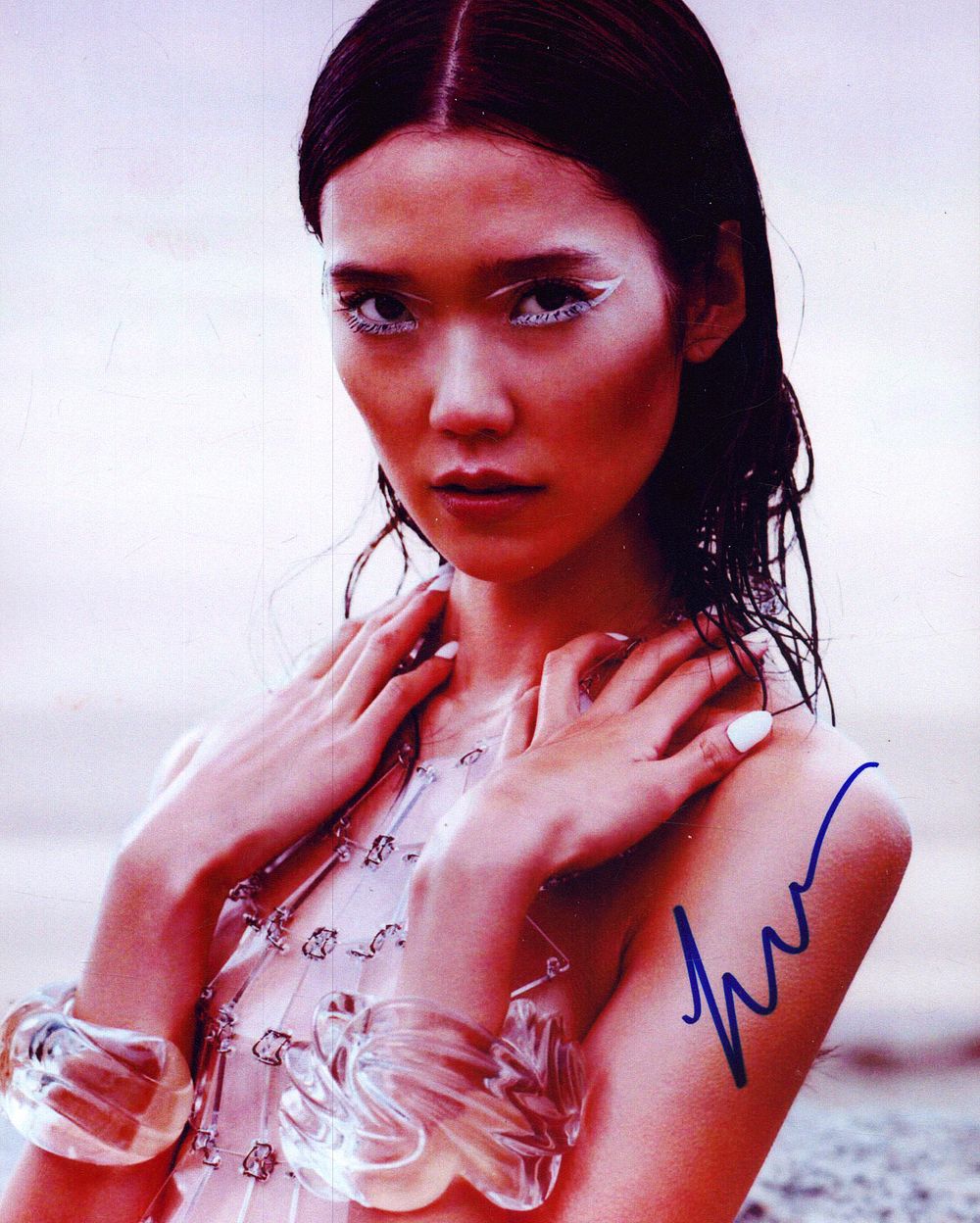 Lot 167: Tao Okamoto signed coloured photo, approx. 10x8.