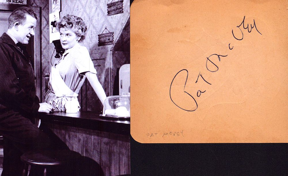 Lot 183: Pat McVey signed signature piece with black and...