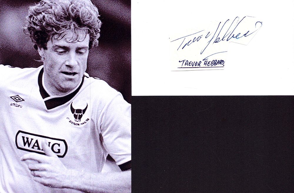 Lot 186: Trevor Hebbard signed signature piece with black and...