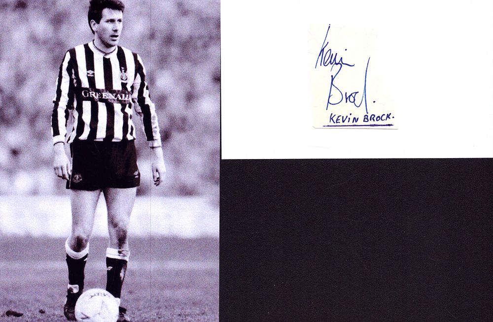 Lot 189: Kevin Brock signed signature piece with black and...