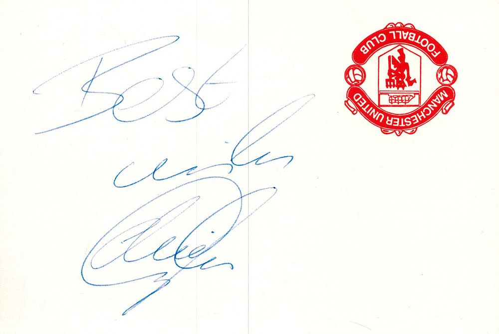 Lot 202: Chris Casper signed signature piece.