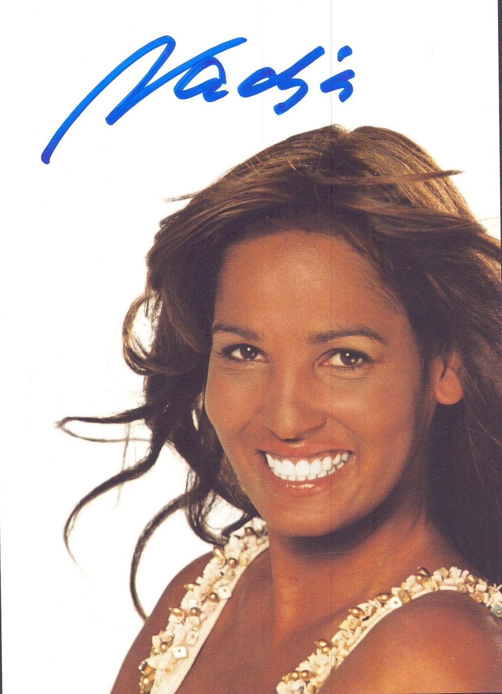 Lot 215: Nadia Abd El Farrag signed promo card, approx....