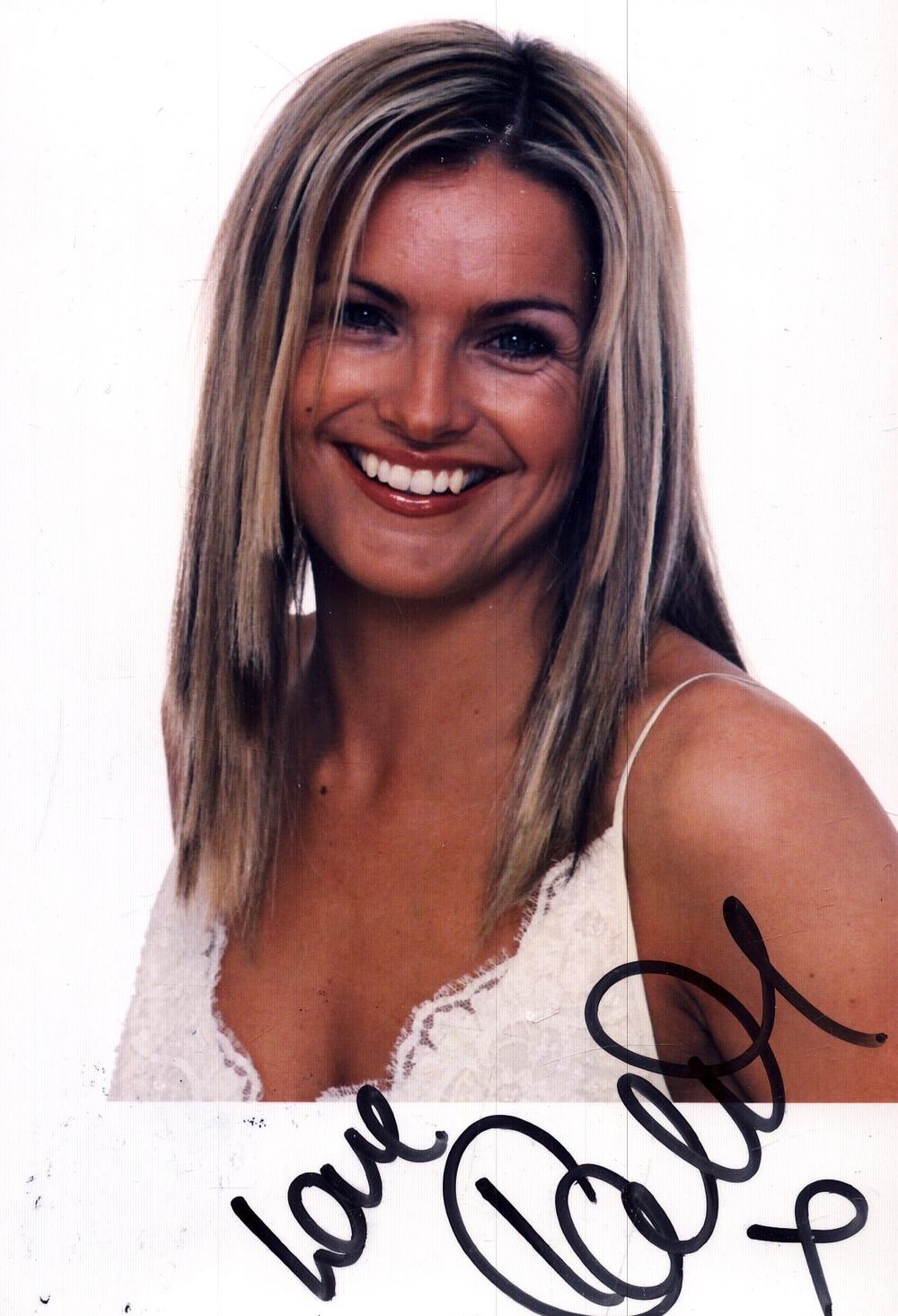 Lot 220: Katy Hill signed photo, approx. 6x4.
