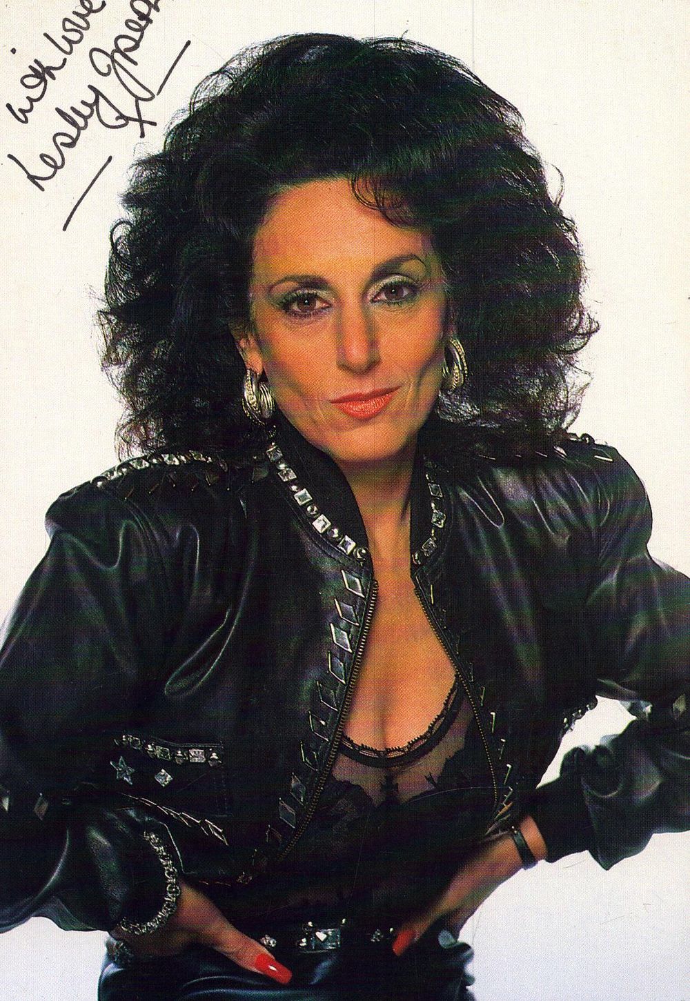 Lot 238: Lesley Joseph signed promo card, approx. 6x4.