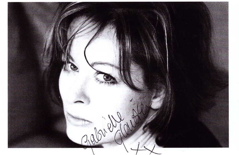 Lot 255: Gabrielle Glaister signed 6x4 black and white promo...