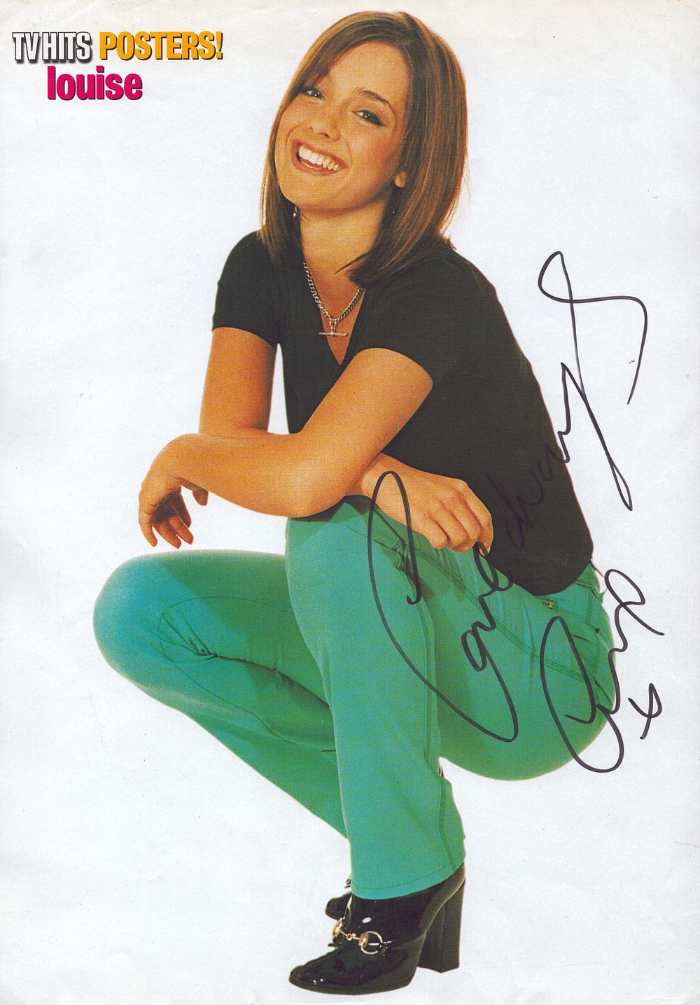 Lot 273: Louise Rednapp signed magazine clipped poster 12x8.