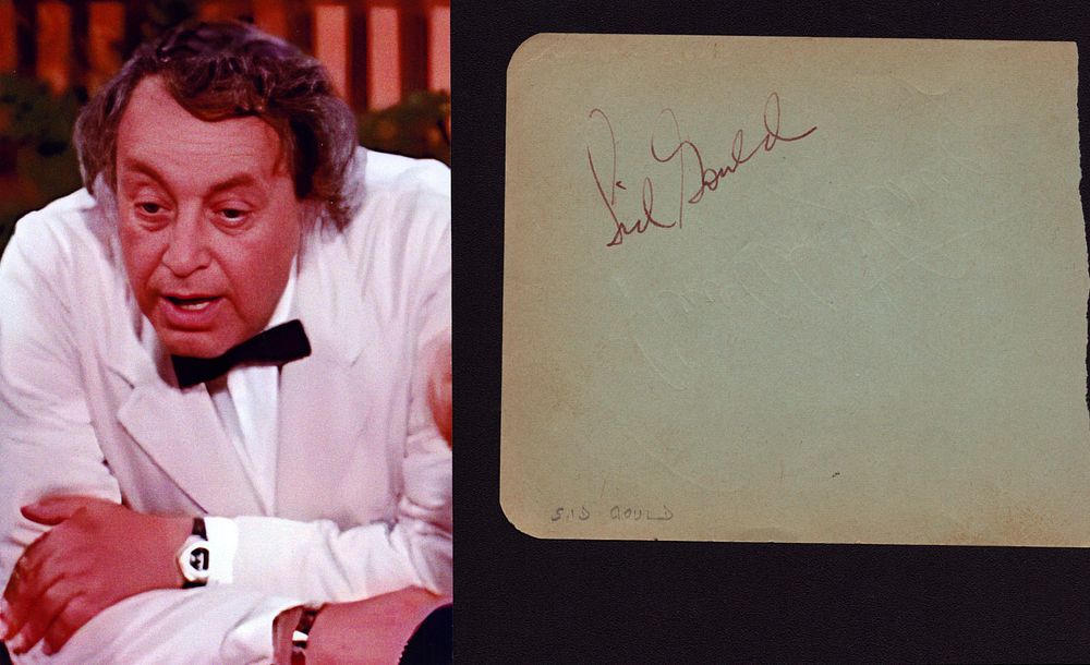 Lot 279: Sid Gould signature piece 5x5 approx., with 6x4...