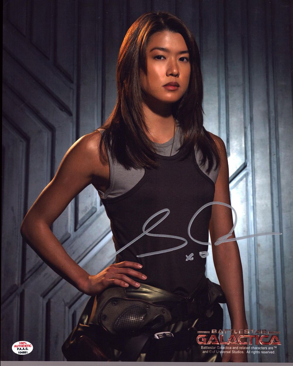Lot 289: Grace Park signed Battlestar Galactica 10x8 colour photo.