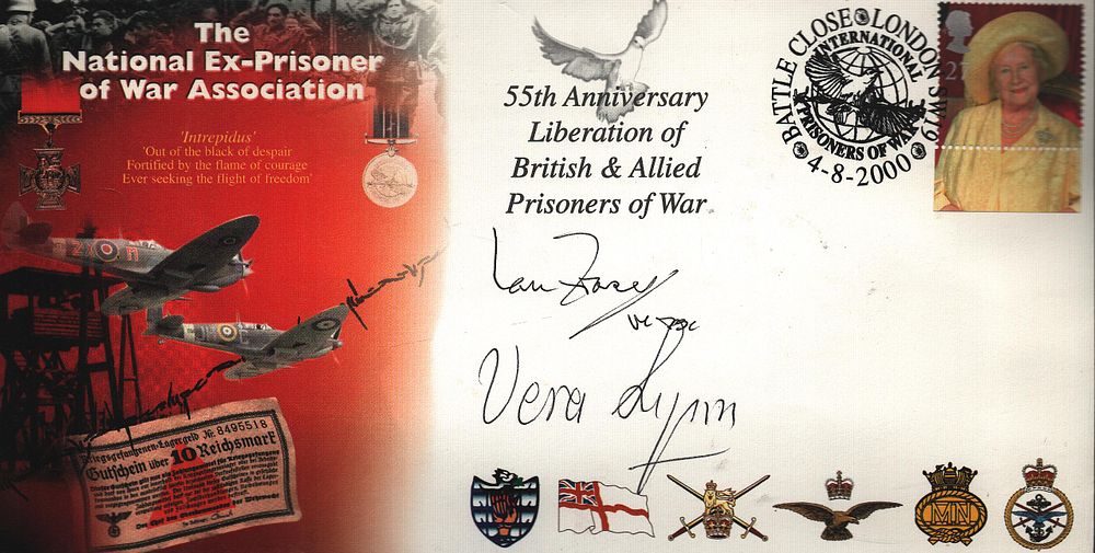 Lot 302: Ian Fraser & Dame Vera Lynn multi signed...