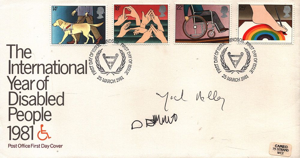 Lot 314: Jack Ashley & David Blunkett multi signed FDC....