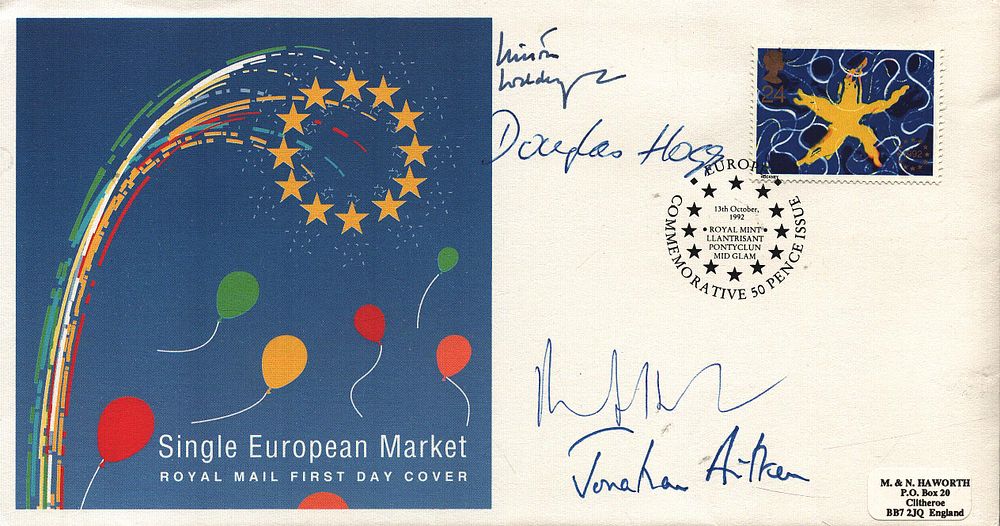Lot 318: William Waldegrave, Douglas Hogg, Michael Heseltine & Jonathan...