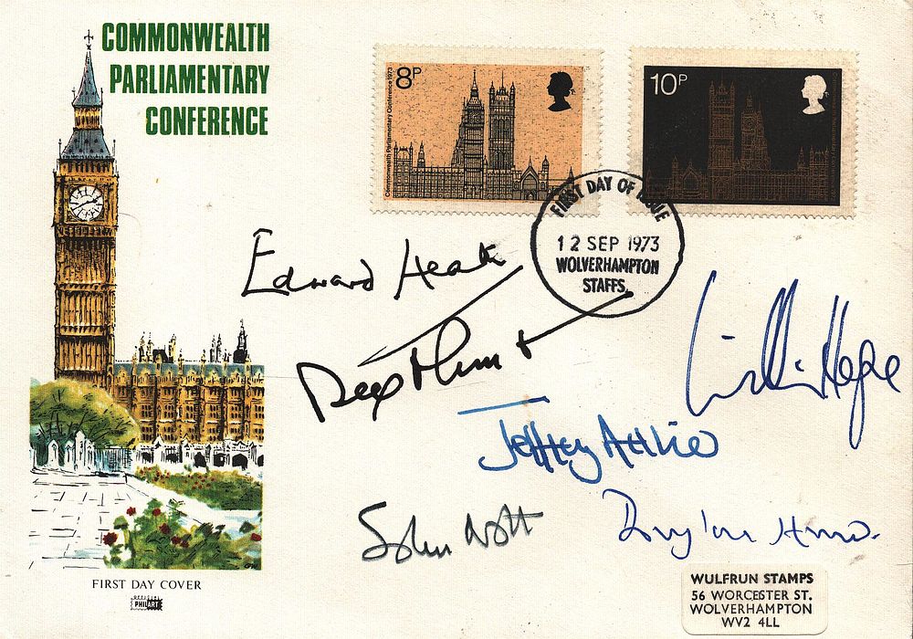Lot 325: Edward Heath, William Hague, Douglas Hurd, Rex Hunt,...