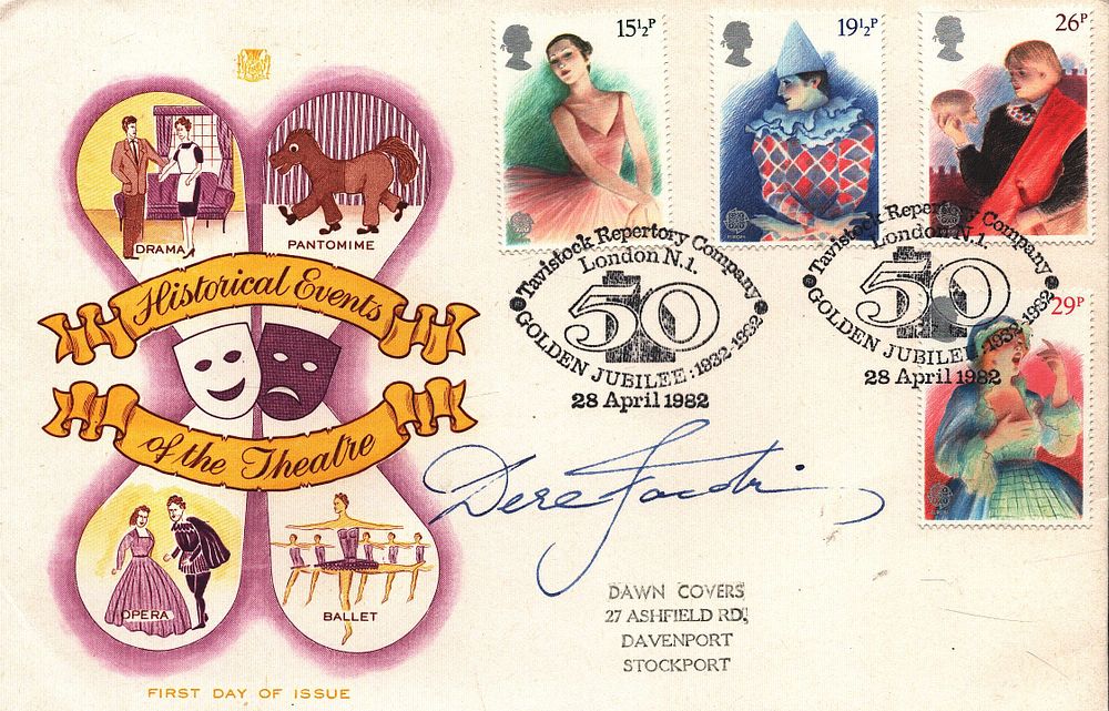 Lot 343: Derek Jacobi signed FDC. Historical Events of the...