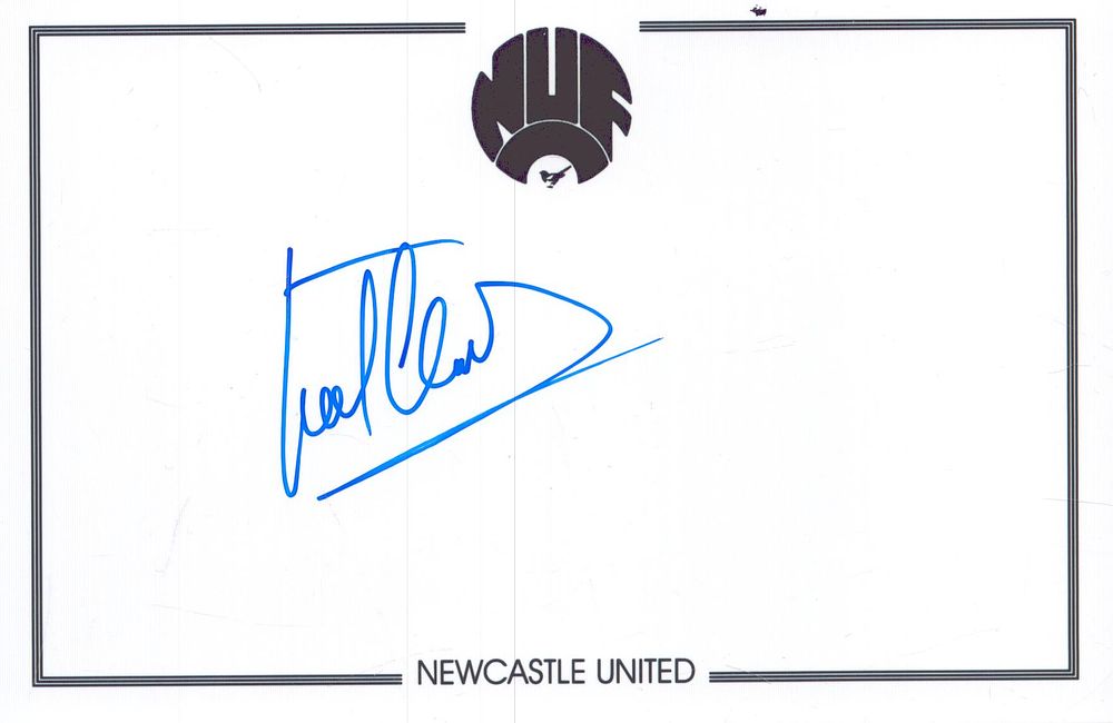 Lot 354: Frank Clark signed signature piece.