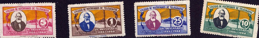 Lot 382: Colegio De Huenfanos De Telegrafos Set 1945 Spanish...