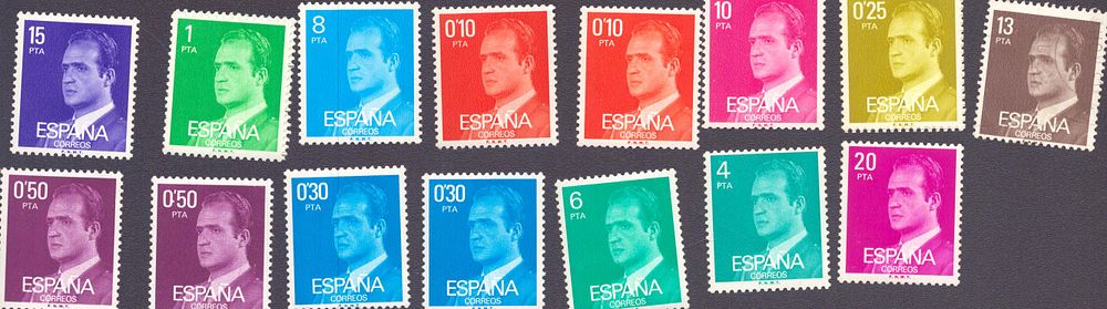 Lot 384: Juan Carlos Definitives 1976 Spanish Stamps,