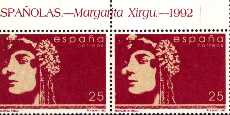 Lot 397: Margarita Xirgu 1992 MNH Spanish Stamps.