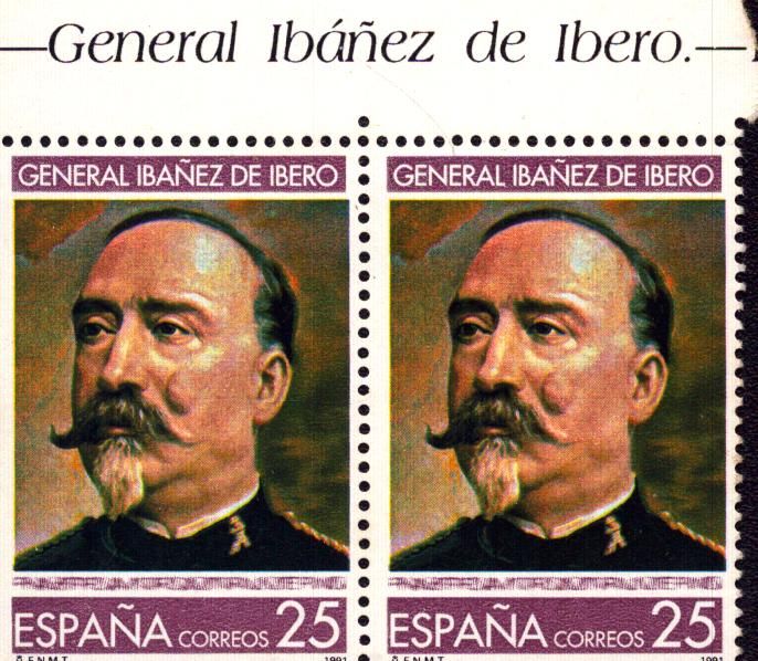 Lot 399: General Ibanez De Ibero MNH 1991 Spanish Stamps.