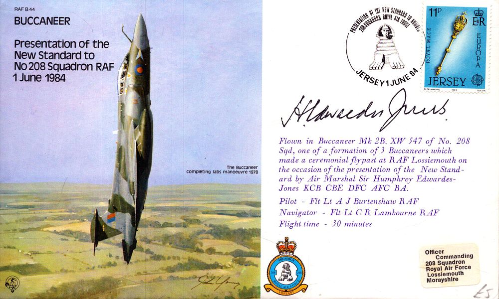 Lot 409: Sir Humphrey Edwards Jones signed Buccaneer Presentation of...