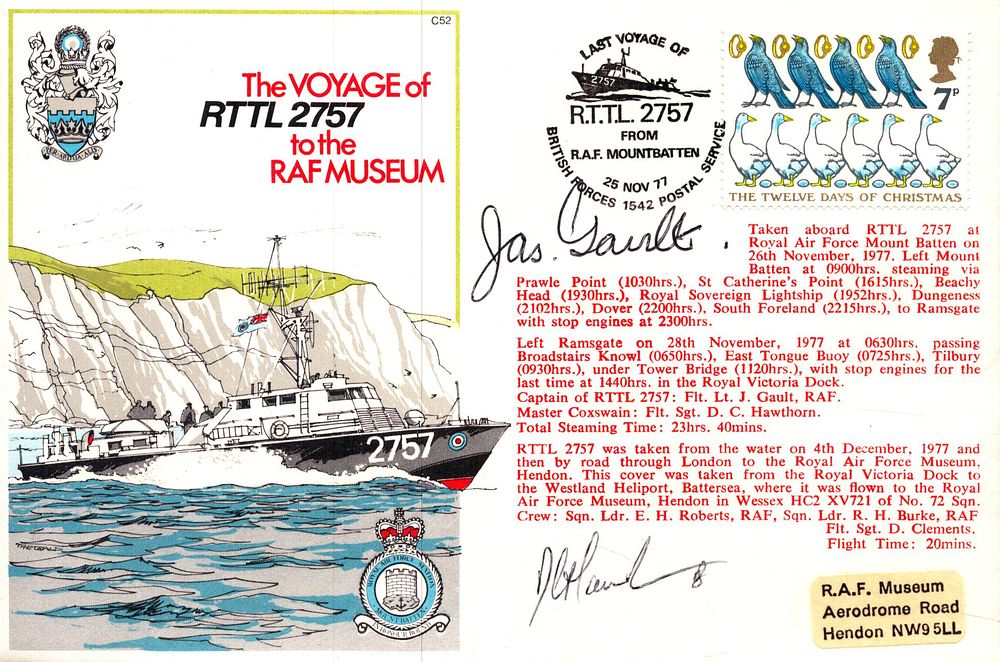 Lot 413: Flt. Lt. J. Gault and Flt. Sgt. D....