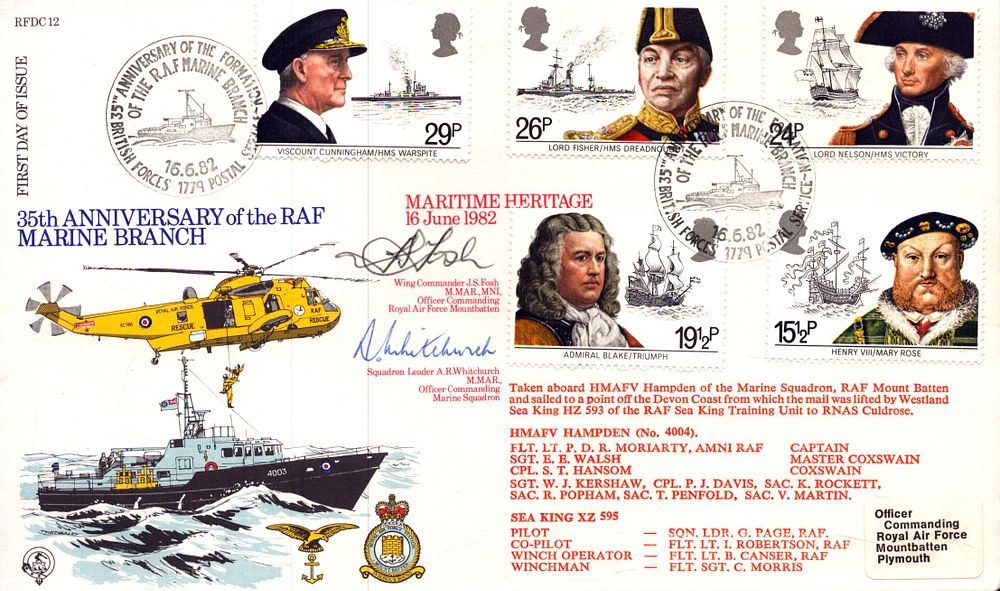 Lot 421: J. S. Fosh and A .R. Whitchurch signed...