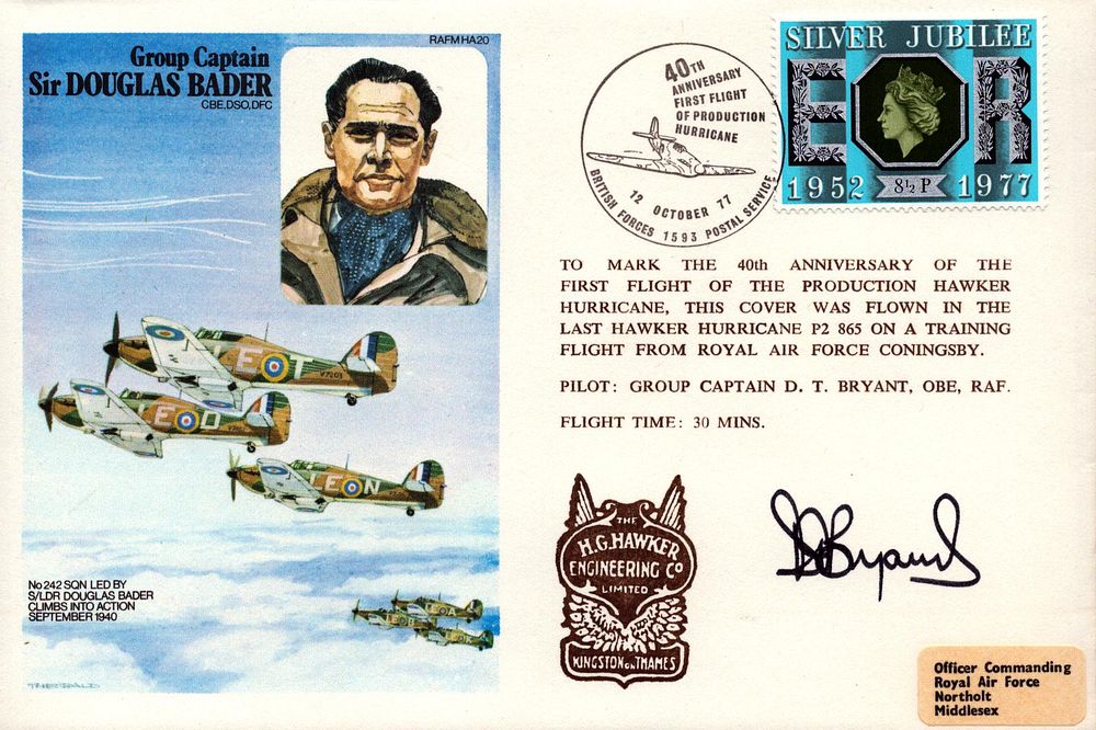 Lot 440: Group Cpt D T Bryant OBE signed Grp...