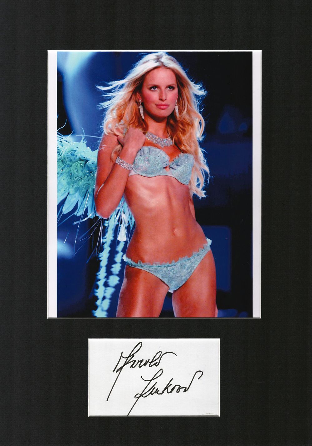 Lot 494: Karolina Kurlova 16x12inch mounted signature piece includes signed...