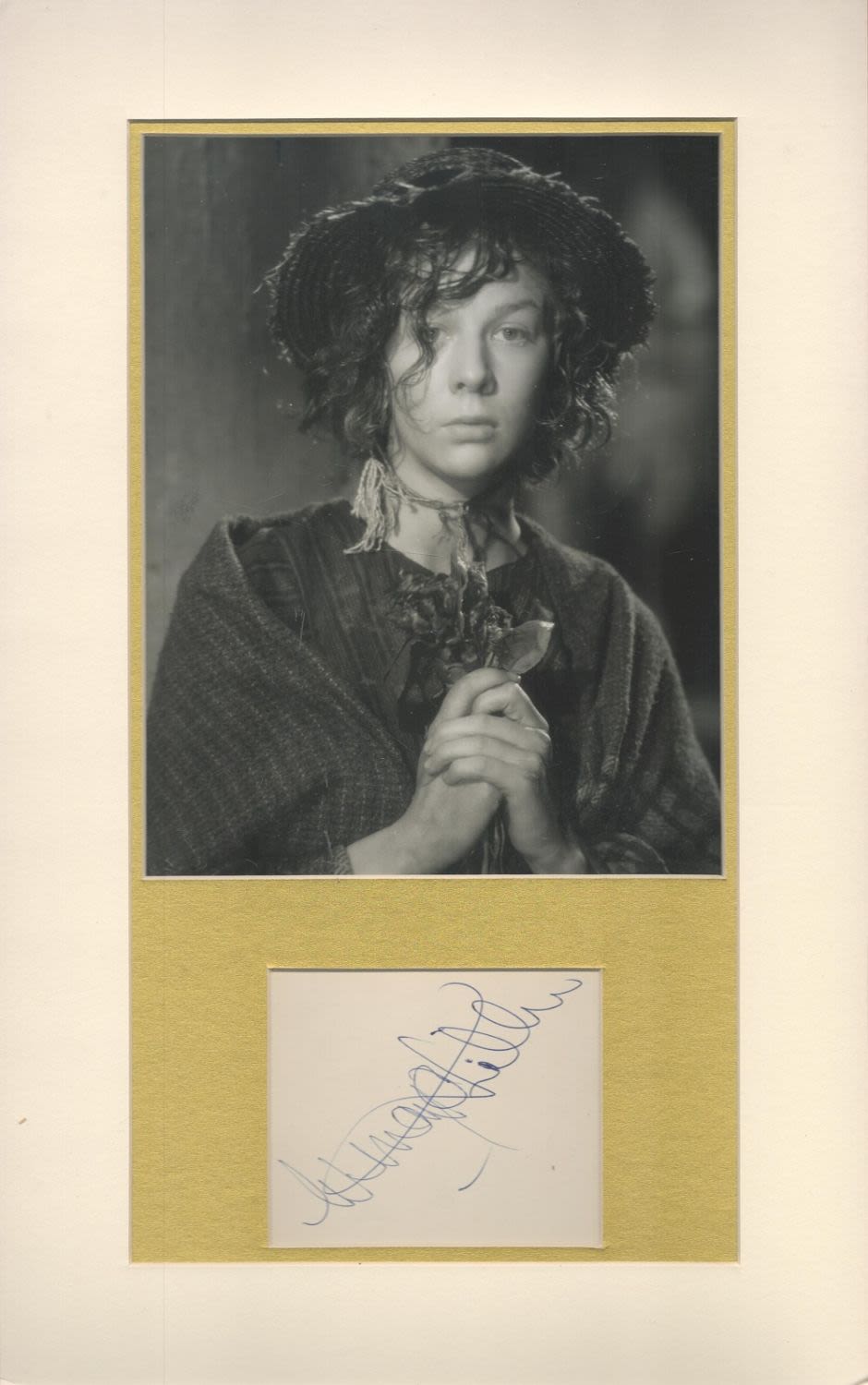 Lot 303: Wendy Hiller 17x11 overall mounted signature piece includes...