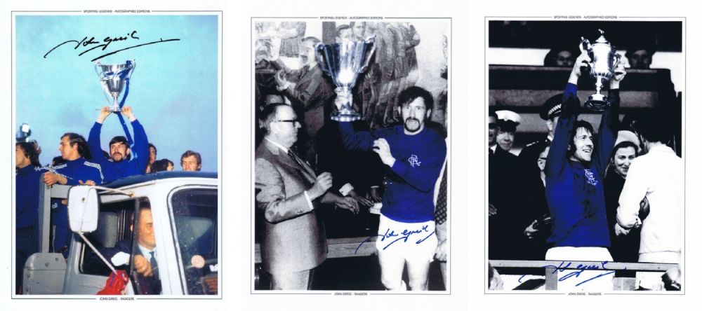 Lot 319: Autographed Lot Of John Greig 16 X 12...