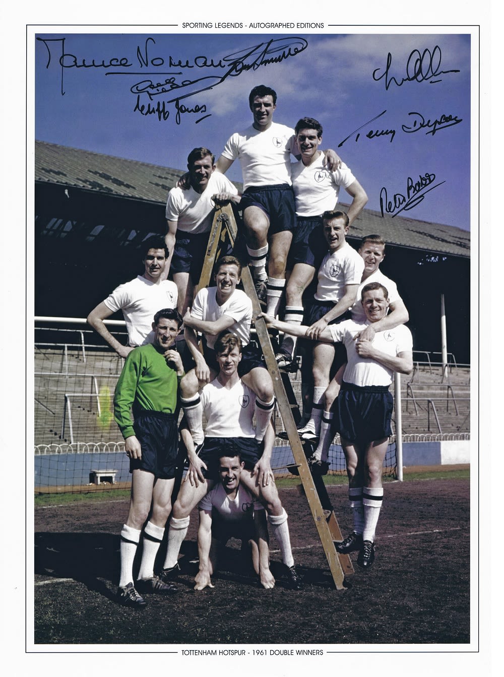 Lot 324: Autographed Tottenham 16 X 12 Photo-Edition Colour, Depicting...