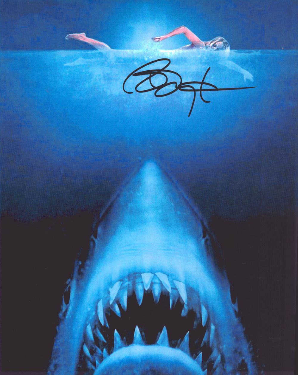 Lot 5: Richard Dreyfuss signed Jaws 10x8inch colour photo.