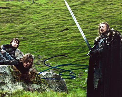 Sean Bean signed Game of Thrones 10x8inch colour photo.