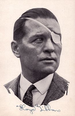 Floyd Gibbons signed black and white portrait photograph 8x6 inches approximately. Floyd 