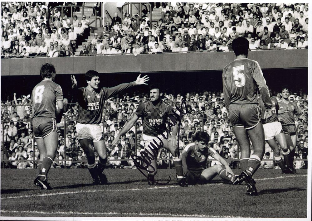Lot 490: Gary Birtles signed black and white photo, 12x8...