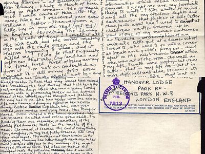 William Chappell Ballet Dancer unpublished personal WW2 letter to Frederick Ashton 1944.