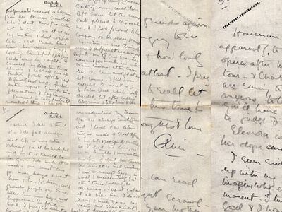 Ava Alice Astor Heiress Extensive ten page letter to her once lover Frederick Ashton.