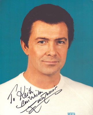 Lewis Collins signed coloured photo, 10x8inch, DEDICATED.