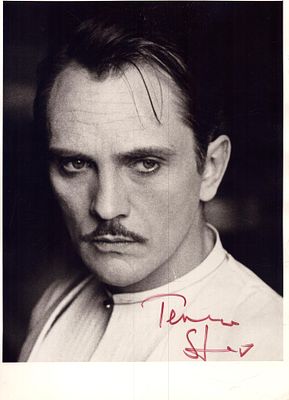 Terence Stamp signed black and white photo, 7x5.