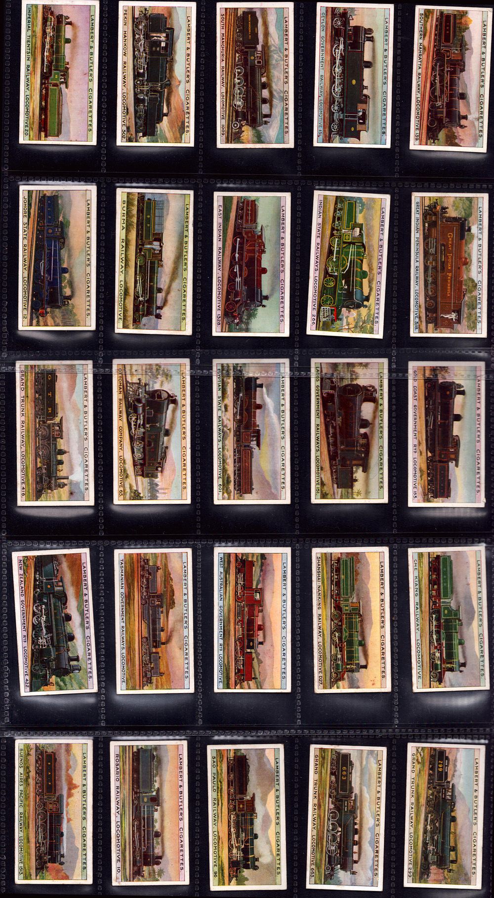 Lot 202: Complete collection Numbers 1a -25a of Worlds Locomotives...