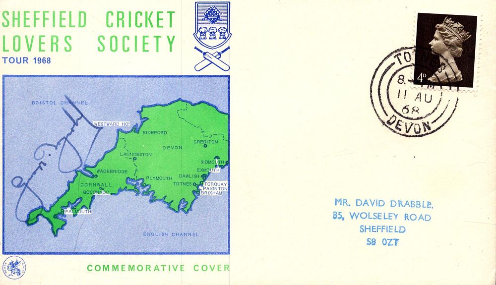 Lot 331: Geoffrey Boycott signed Sheffield Cricket Lovers Society tour...