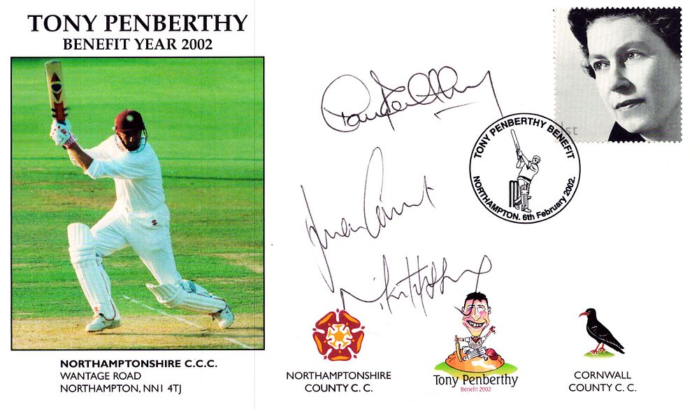 Lot 341: Tony Penberthy, Mike Hussey and another signed Tony...