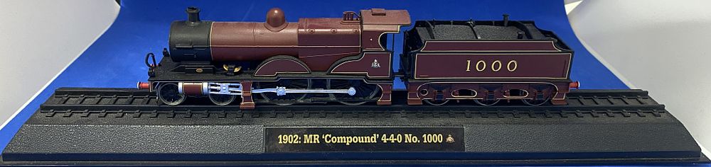 Lot 415: 1902: MR 'Compound' 4-4-0 No. 1000, train model...