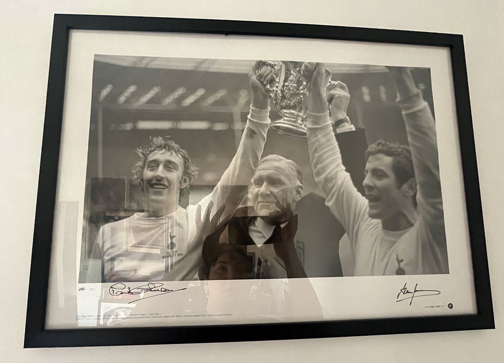 Lot 454: Martin Chivers and Alan Mullery Mult signed Tottenham...