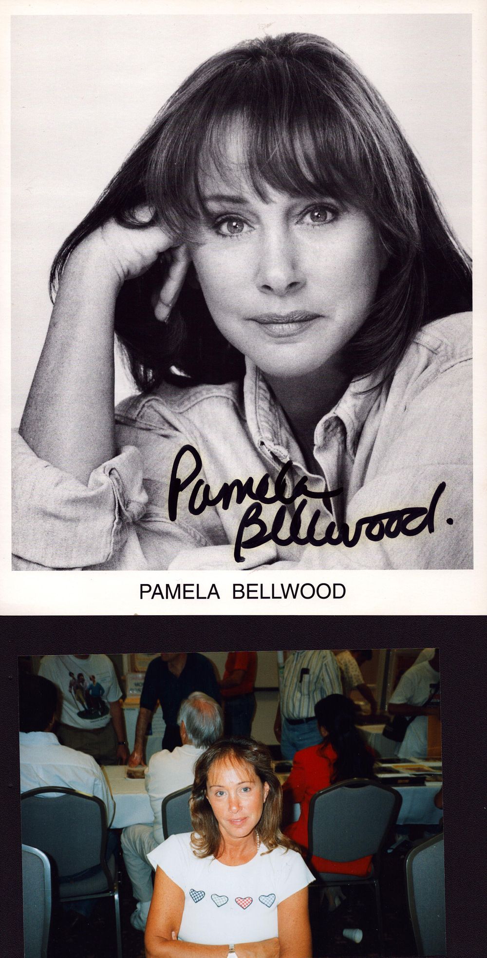 Lot 522: Pamela Bellwood signed 10x8inch black and white photo.