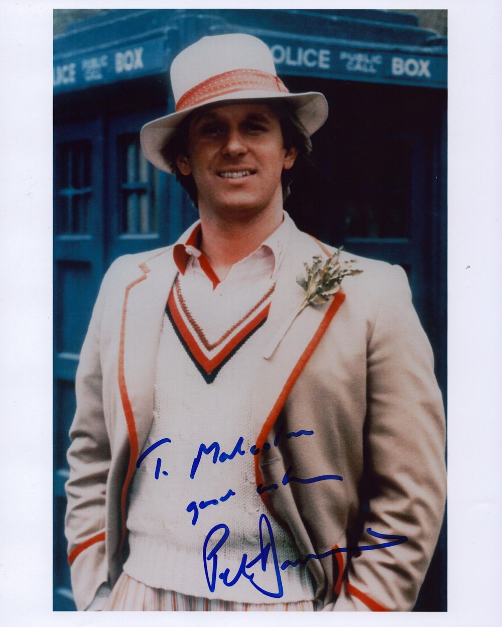 Lot 586: Tanya Roberts signed 10x8inch colour photo. Dedicated.