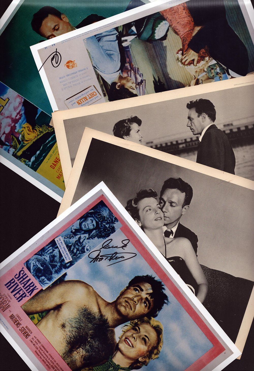 Lot 600: Carole Mathews collection 5, vintage 10x8inch lobby cards...