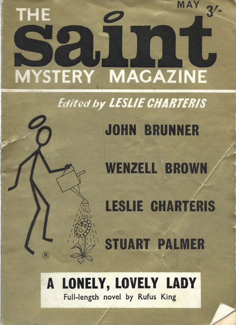 Lot 169: Leslie Charteris The Saint Mystery Magazine May 1965...