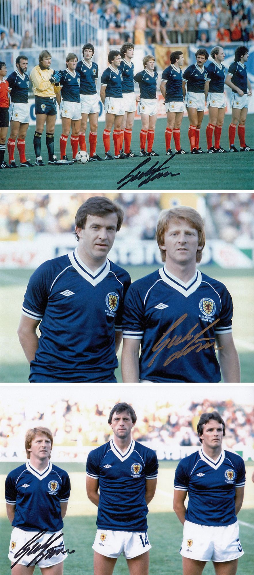 Lot 152: Autographed GORDON STRACHAN 8 x 6 photos: Lot...