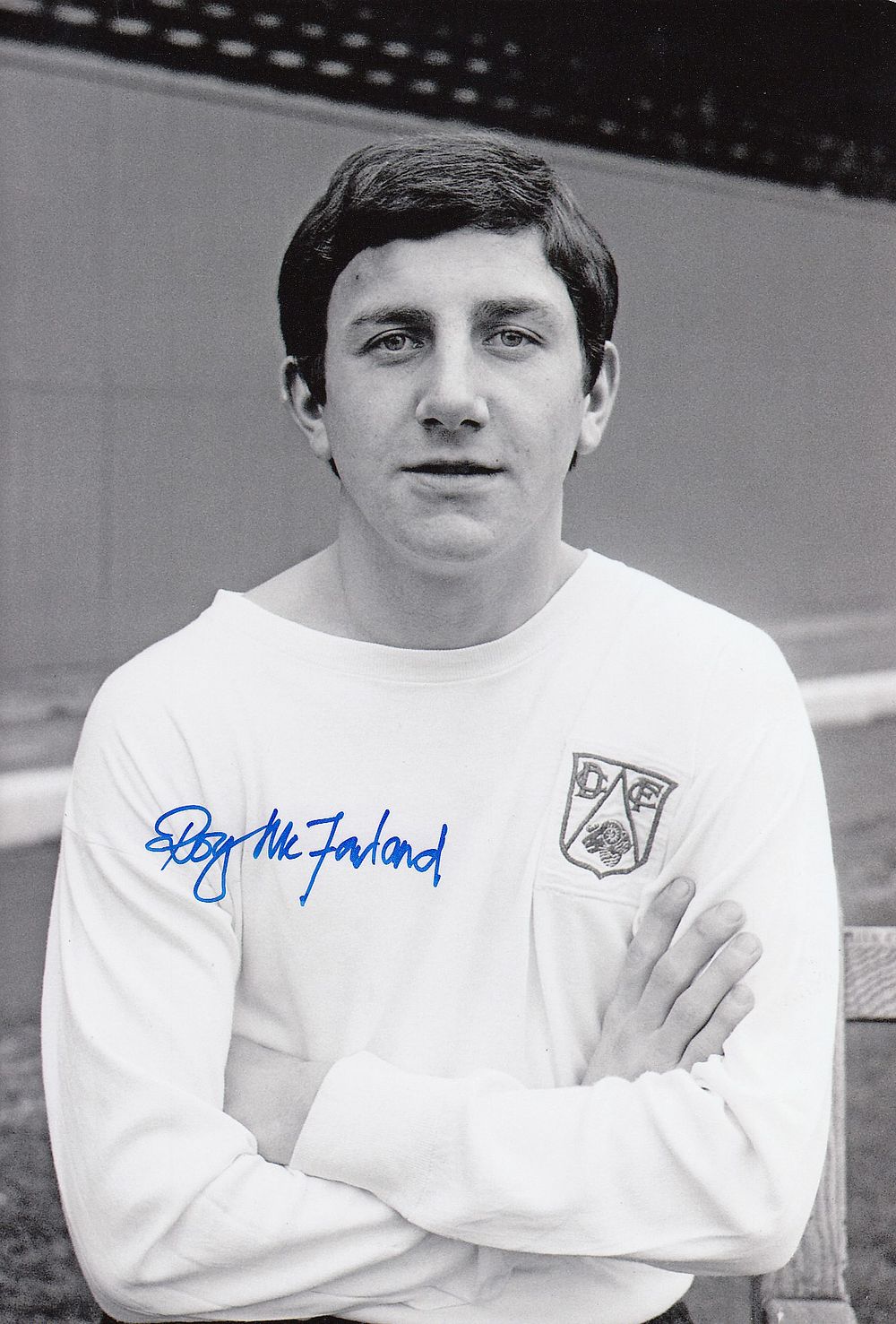 Lot 164: Autographed ROY McFARLAND 12 x 8 Photograph: Derby...